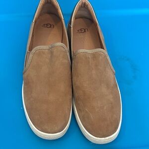 UGG women’s Tan Slip-On Loafers